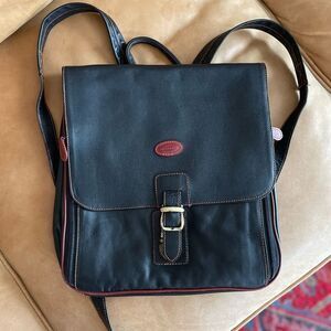 🇮🇹Thick Italian leather backpack